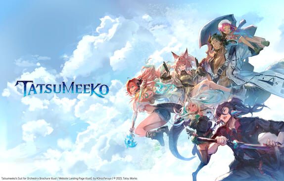 Tatsumeeko 2022 orchestra brochure & website homepage art Tatsumeeko 2022 orchestra brochure & website homepage art