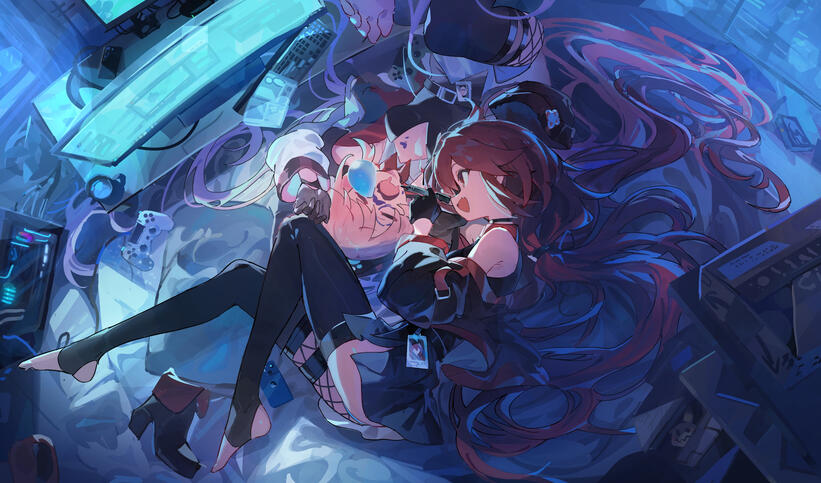 Sena Vtuber debut art Sena Vtuber debut art