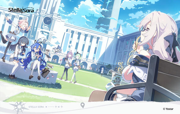 Stella Sora game release SNS Promotional illustration