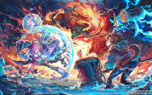 Tatsumeeko Key visual &quot;Combat&quot;